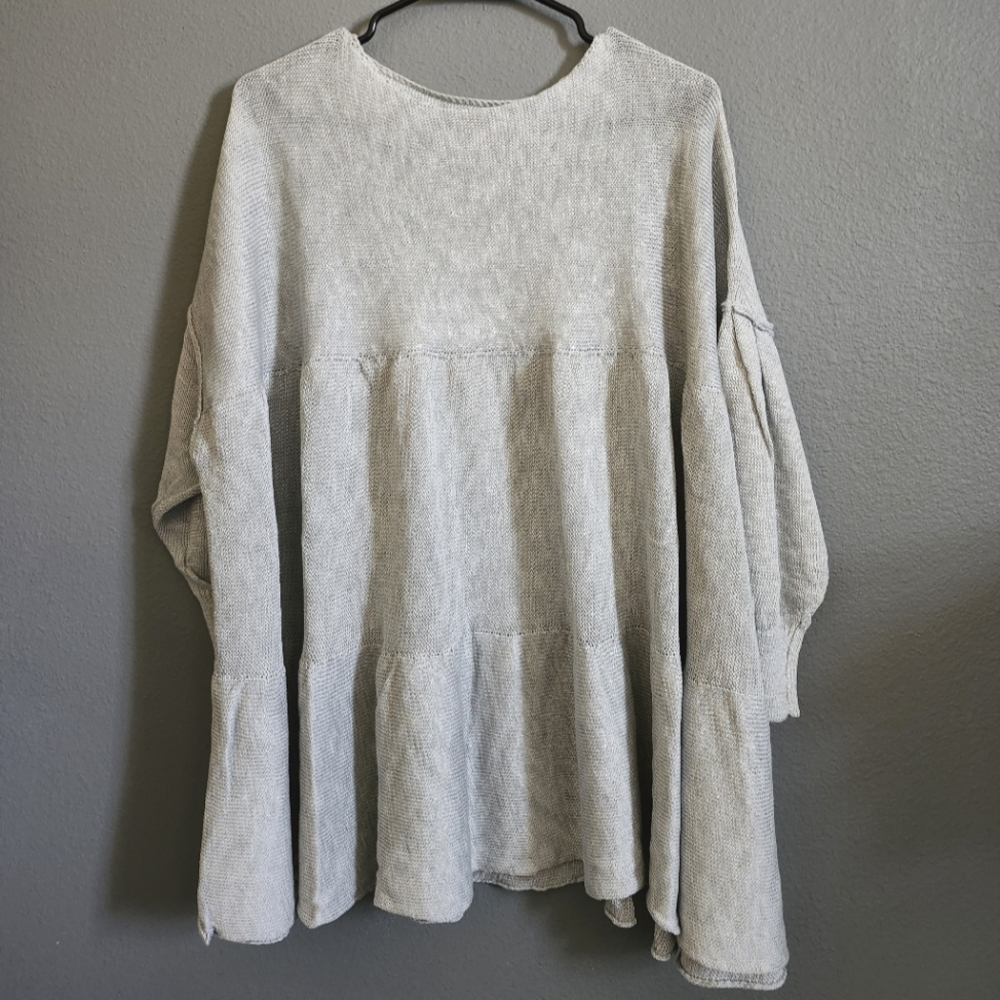 Boho Chic Tiered Boatneck Top✨️ - Picture 4 of 9